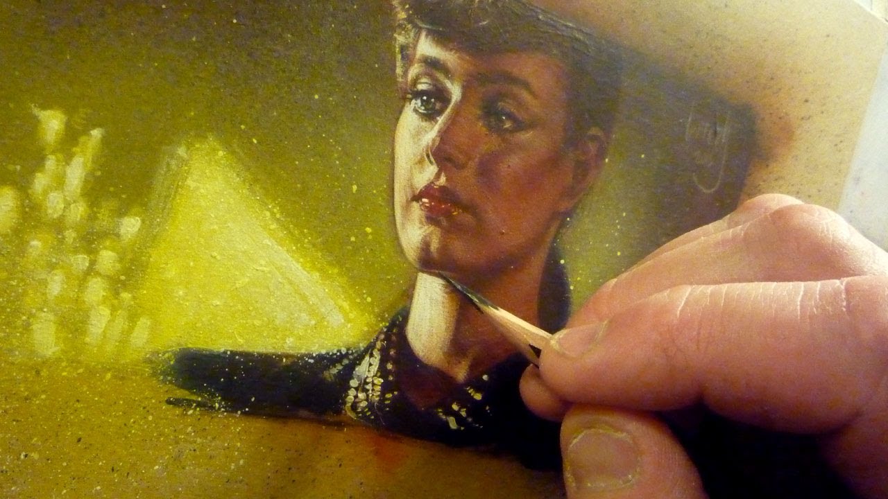 Rachael from Blade Runner, Painting Video - with Jeff Lafferty
