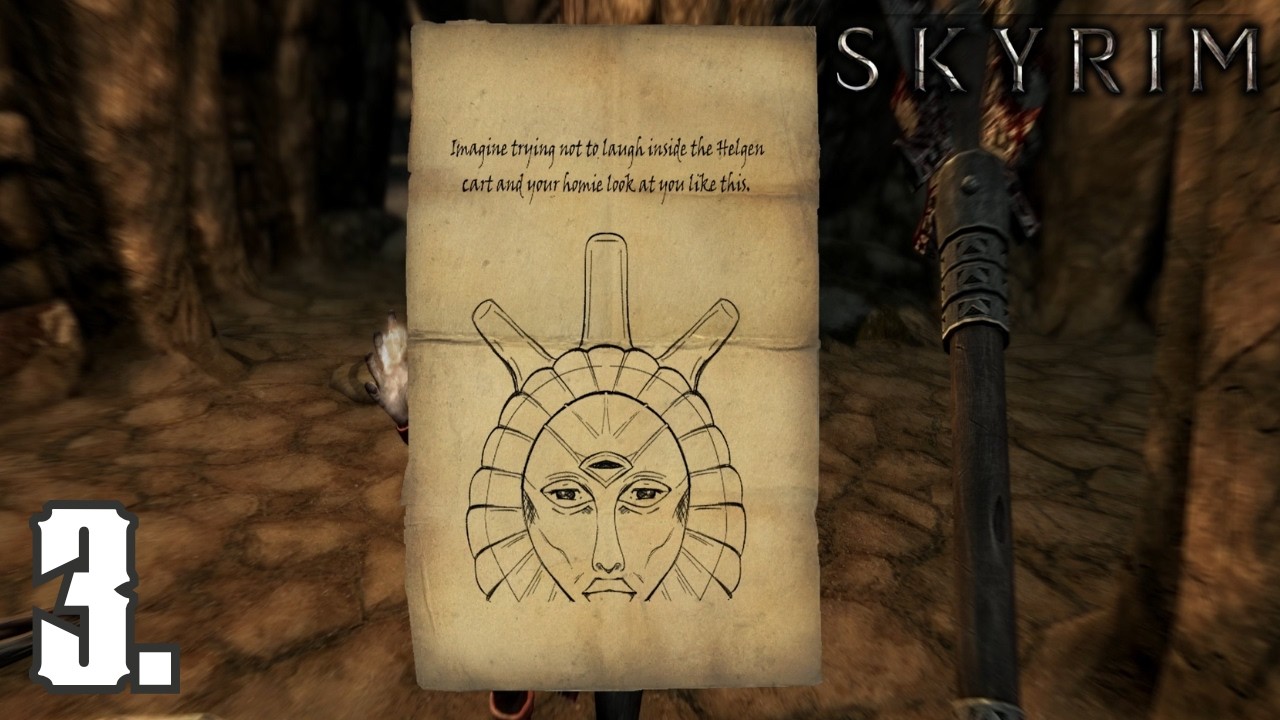 Going Caving with Dagoth (he sends me memes) - Skyrim - Episode 3