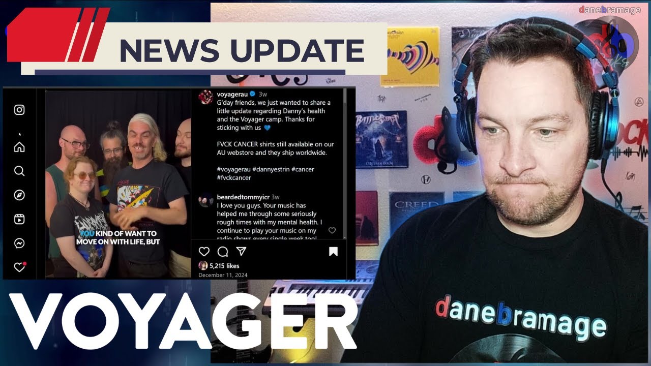 Danny Estrin from Voyager 🇦🇺 gives update on his cancer battle | DaneBramage Rocks NEWS UPDATE