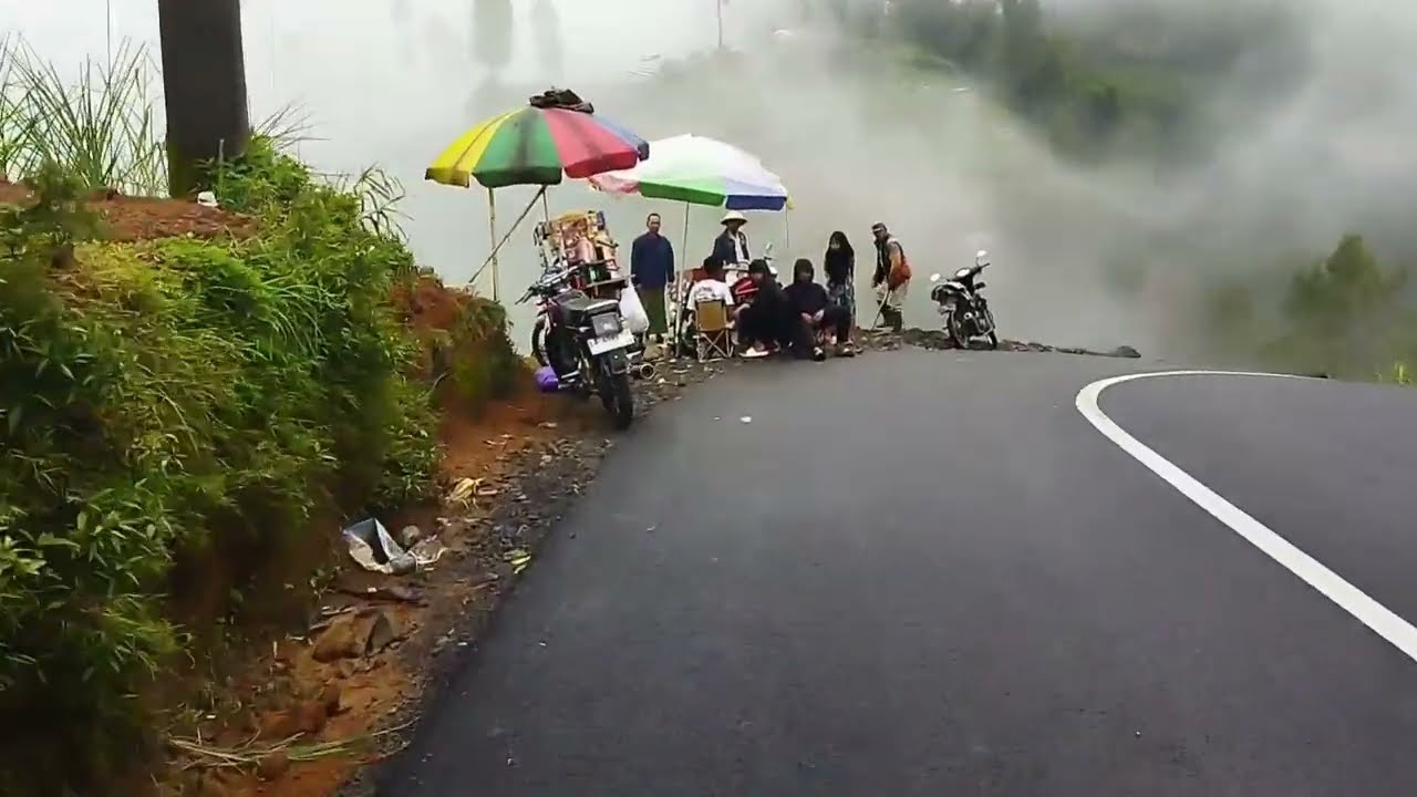 mencoba jalur baru jalan lingkar sumbing wonosobo