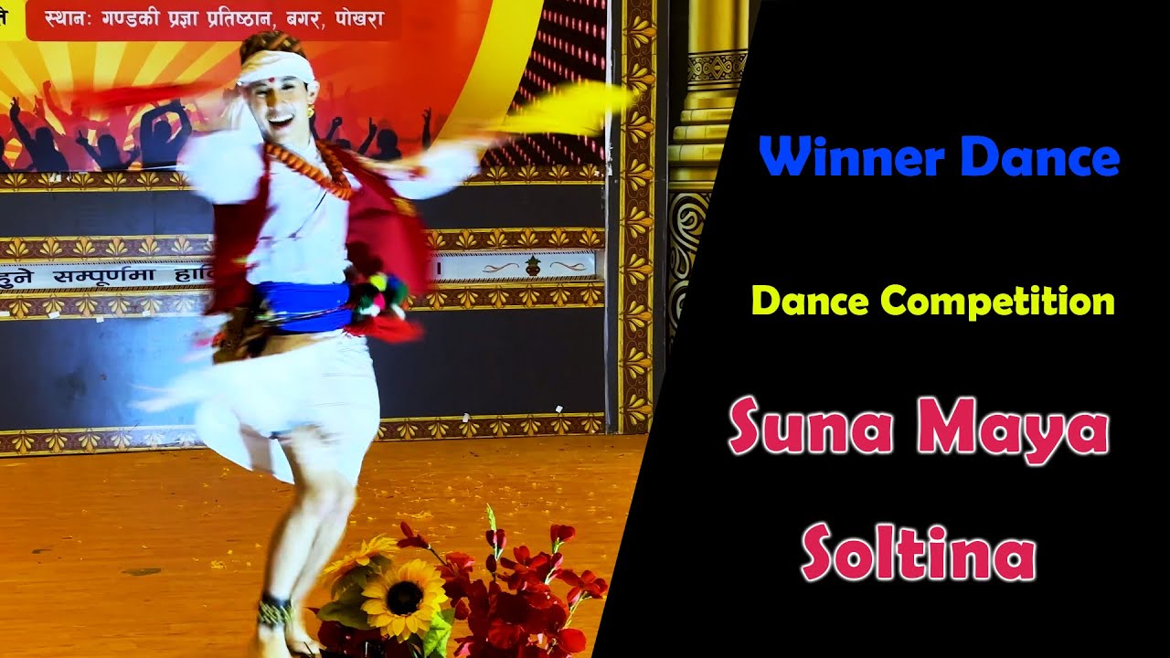 Suna maya soltina Nepali Cultural Jhyaure Dance at Dance Competition in Pokhara By Madhur Gurung