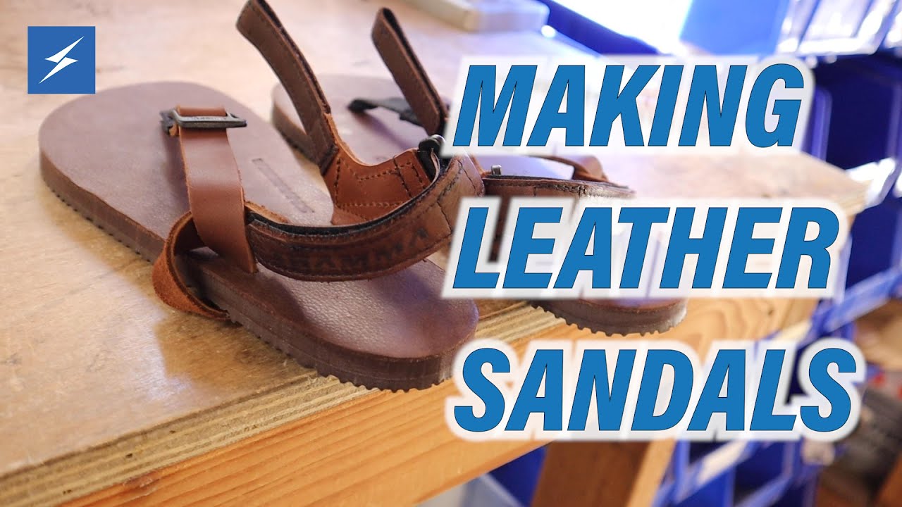 How To Make Leather Sandals - TK Makes Super Goats
