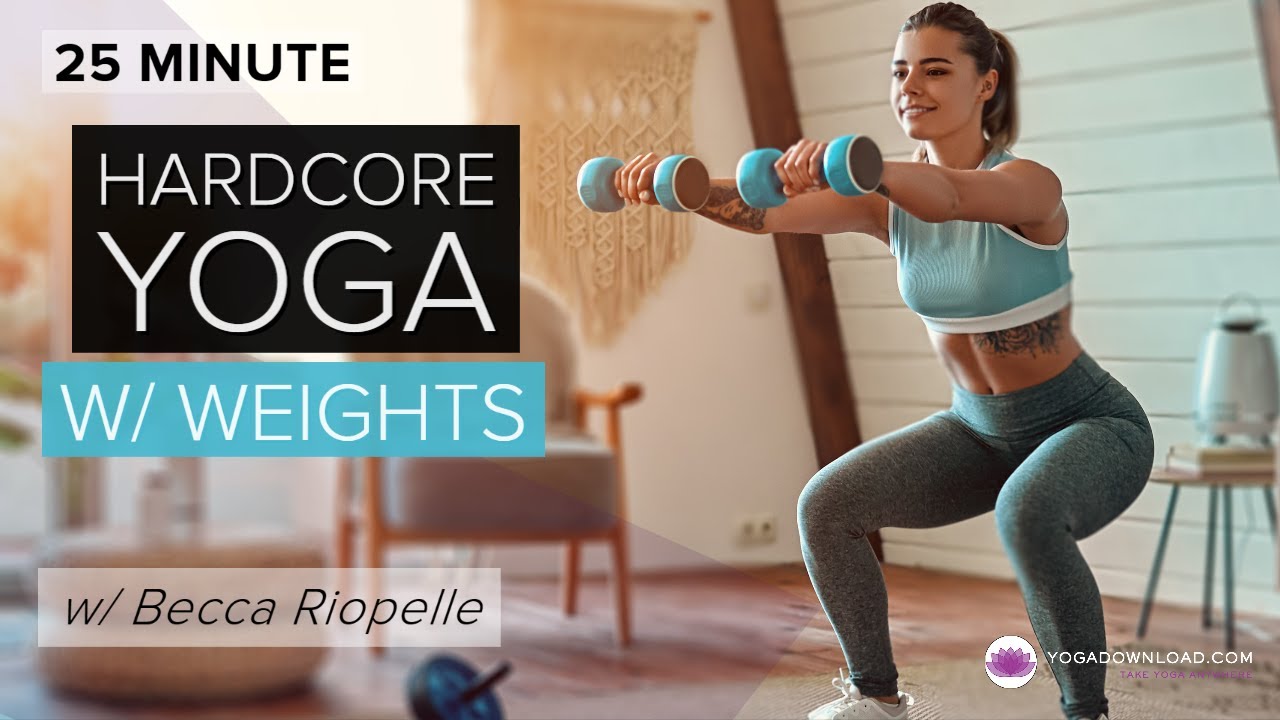 HardCORE Yoga with Weights™ Mini Bootcamp — БЕСПЛАТНОЕ 25-минутное занятие фитнес-йогой