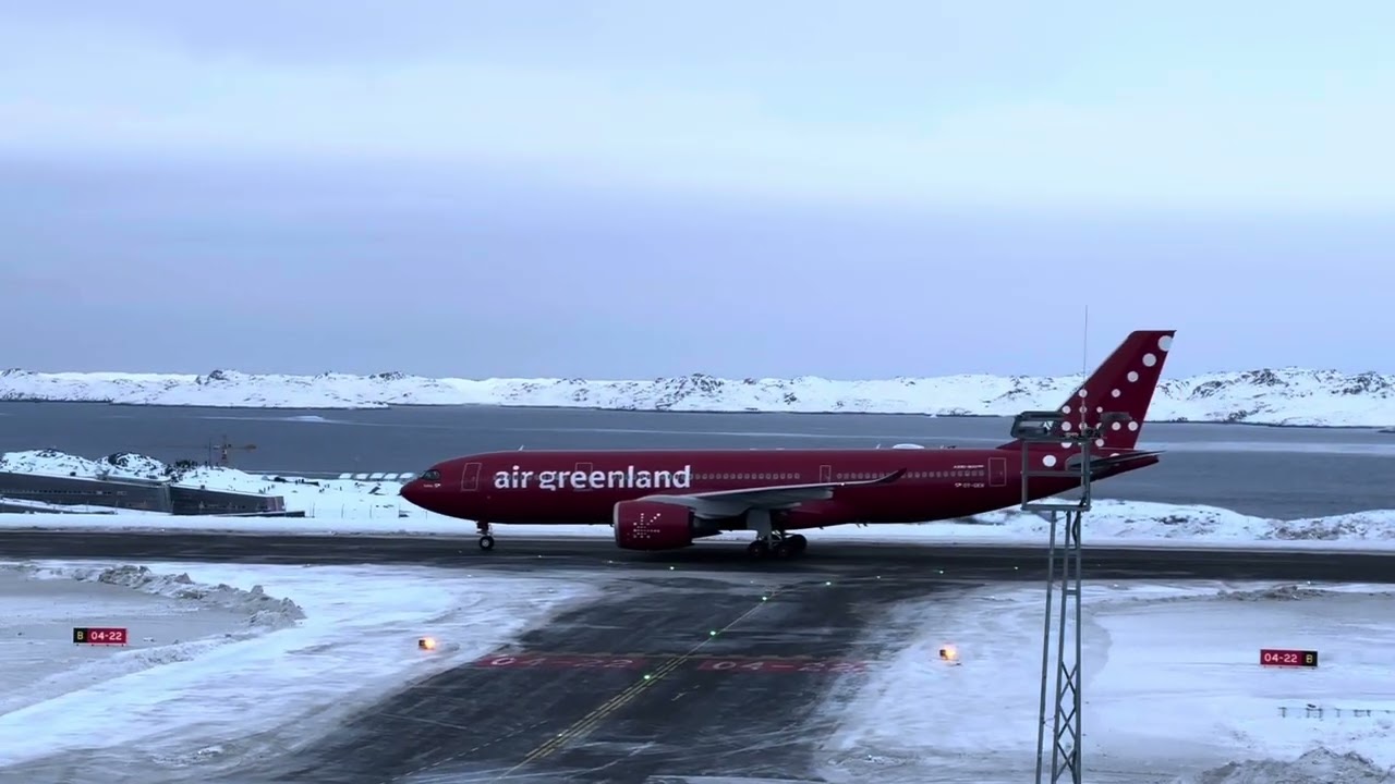Tuukkaq’s first landing and first Take off - Nuuk international airport 28. November 2024.