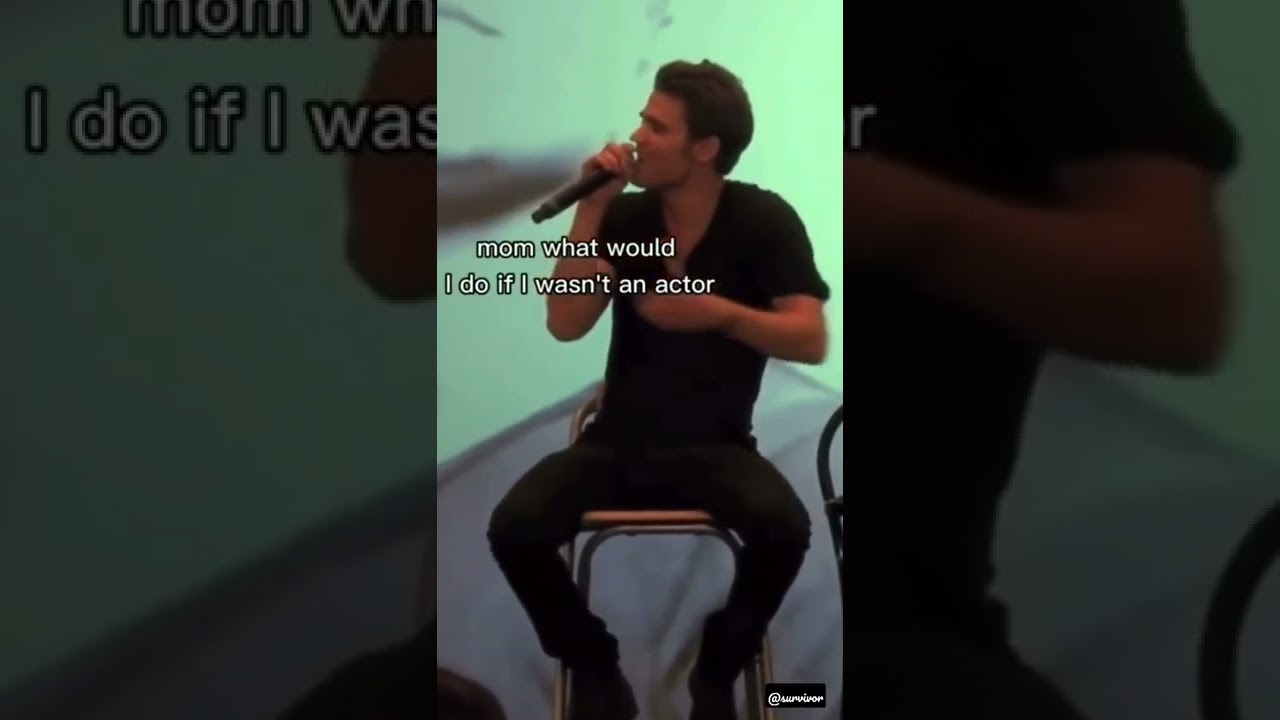 PAUL WESLEY 😂😂 | INTERVIEW | STEFAN SALVATORE | THE VAMPIRE DIARIES |