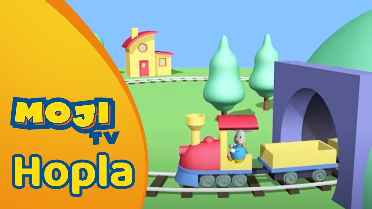 ONKI EN LOLA NEMEN DE TREIN 🚂 | HOPLA 🐇 | Nederlandse Kinderseries | MojiTV