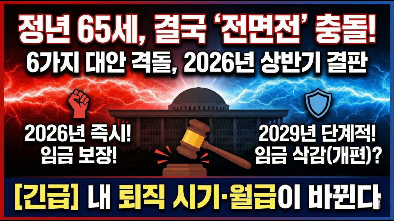 결국 25년 해넘은 정년연장, 26년 논의되고 있는 사항은?