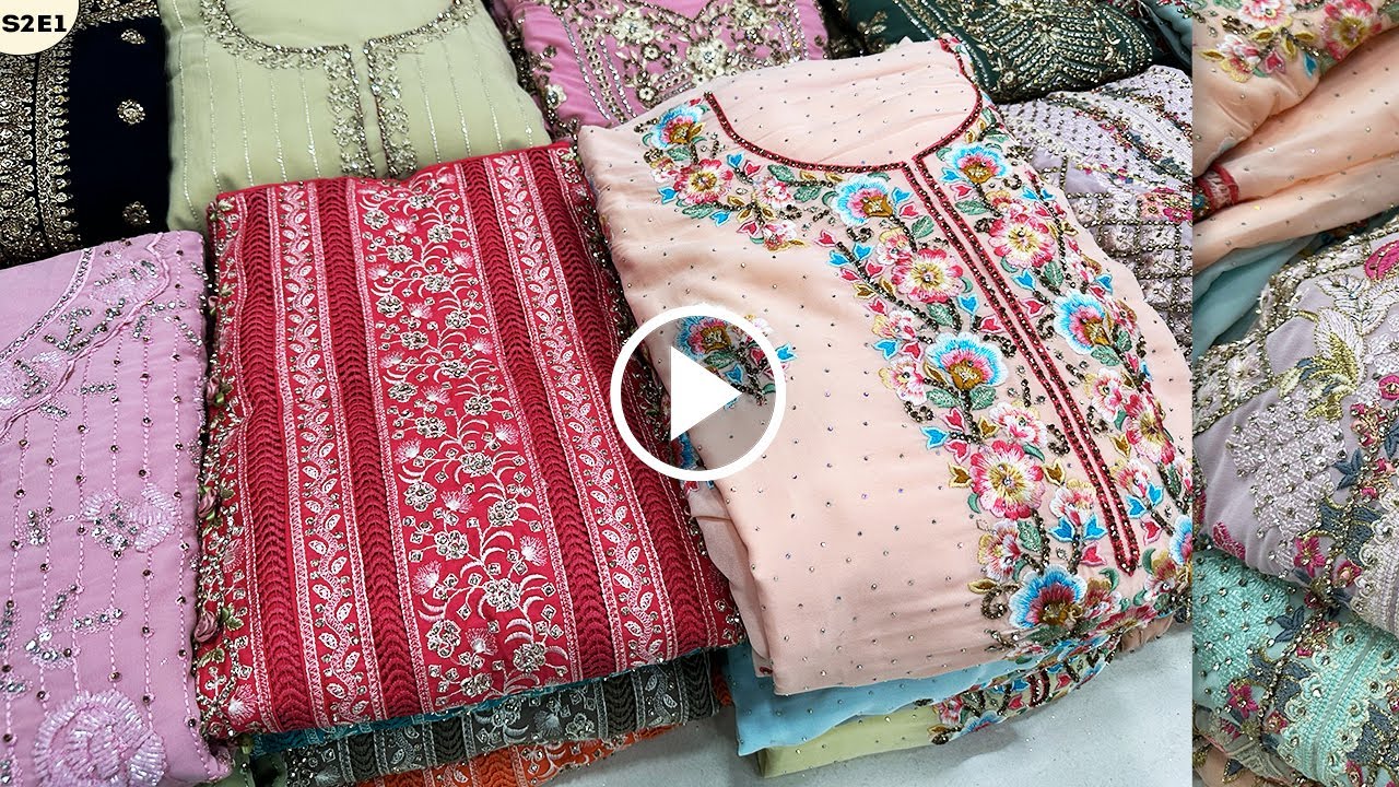 Latest Bridal Season Trends: Heavy Work Pakistani Suits Wholesale