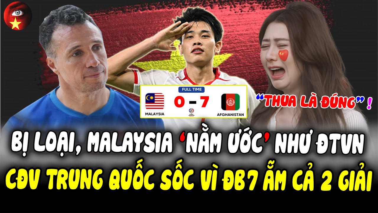 Malaysia Bị Loại, Ước Như ĐT Futsal VN, CĐV Trung Quốc Nói Thế Này Bảo Sao Đình Bắc Thắng Cả 2 Giải!