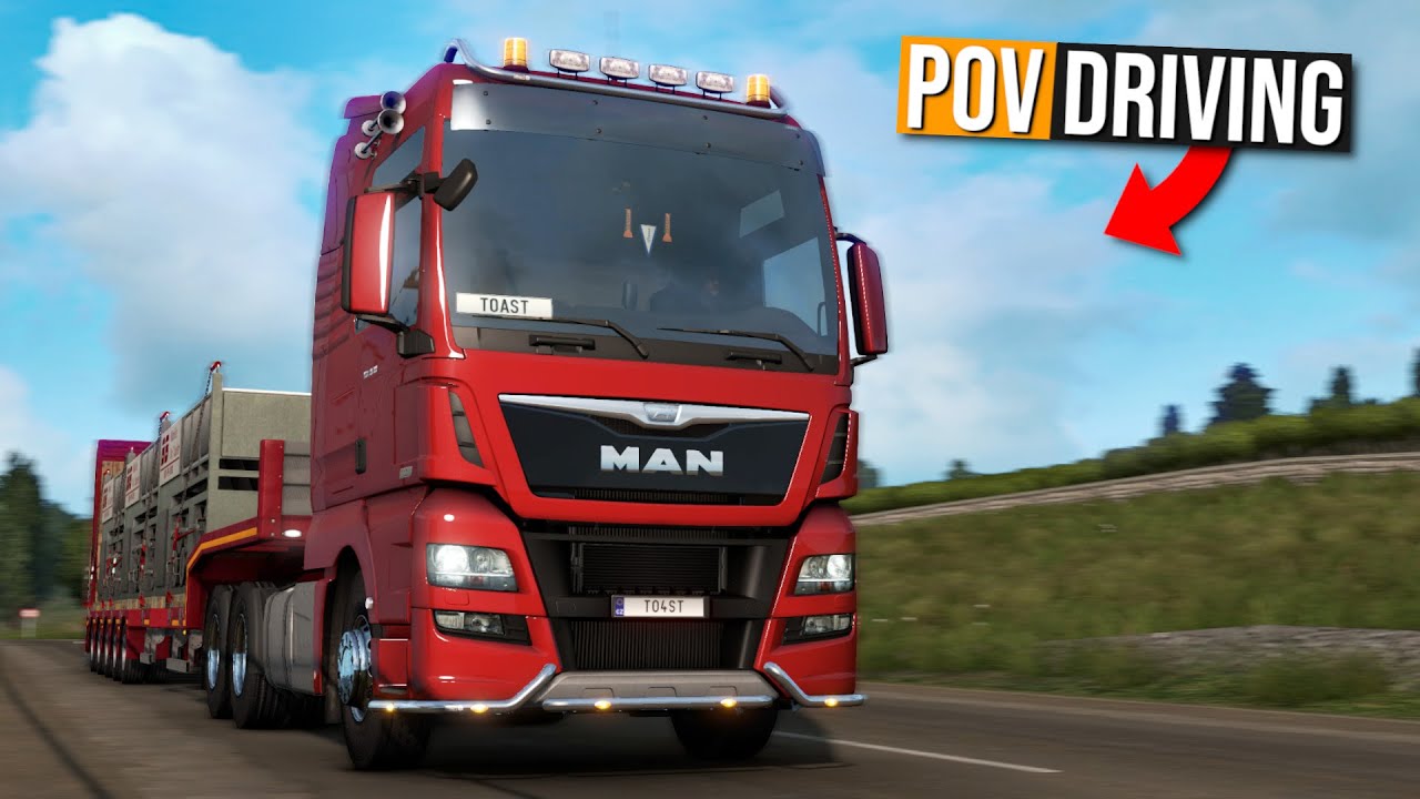 TruckersMP 1.39 - Duisburg &rarr; Calais | POV Driving | Euro Truck Simulator 2 Multiplayer | Toast