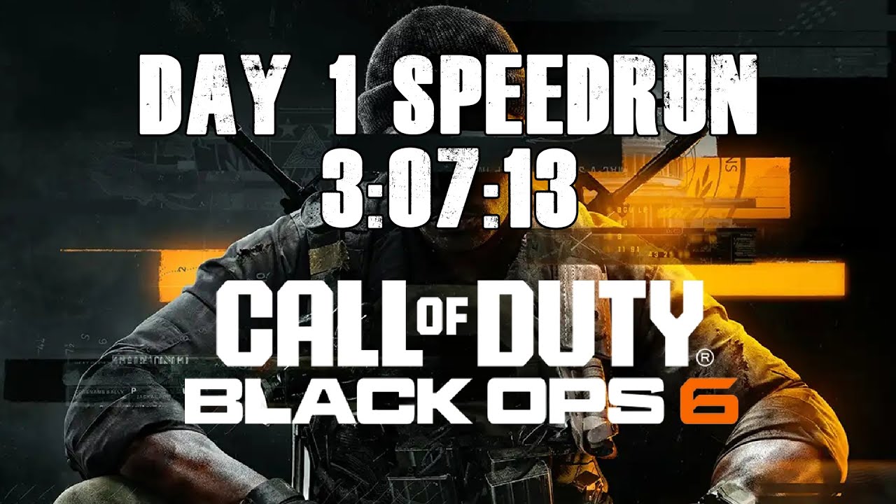 Call of Duty: Black Ops 6 - Day 1 Speedrun 3:07:13 RTA