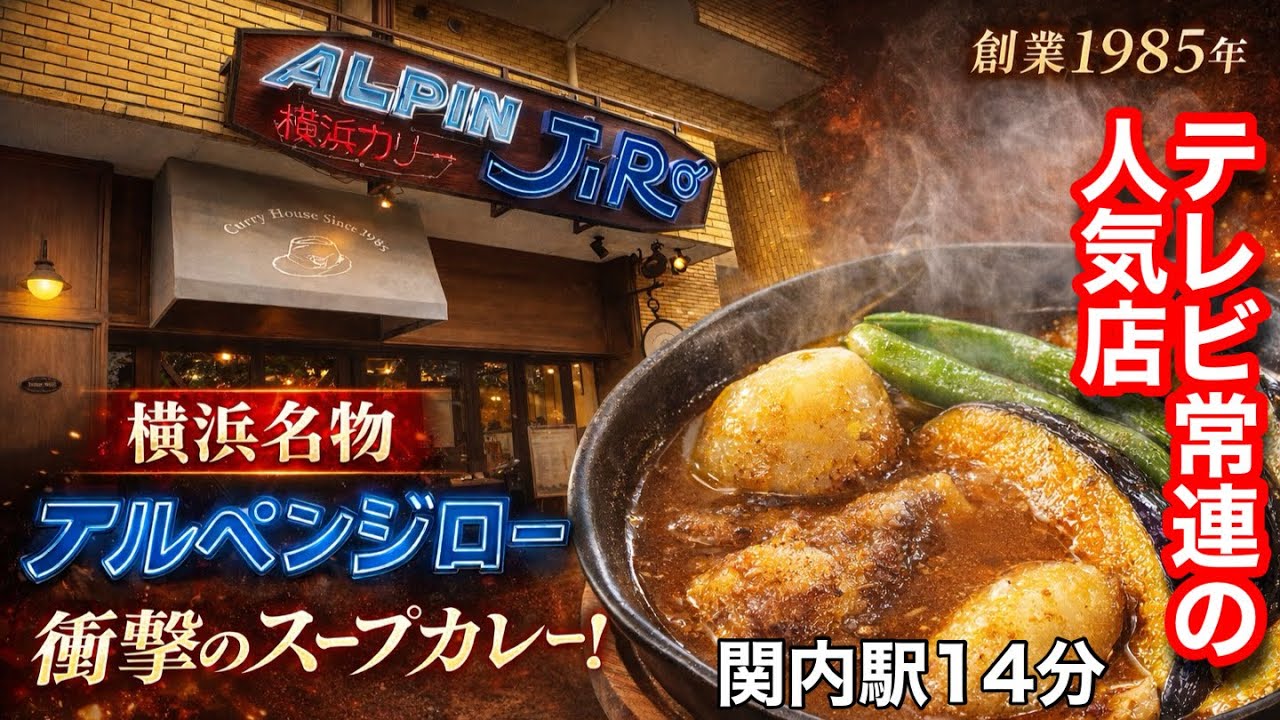 【アルペンジロー】横浜伊勢佐木モール近くでスープカレーを食べました