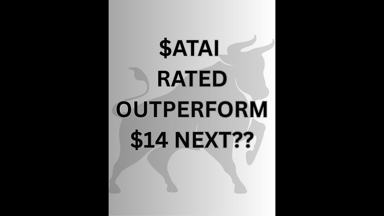 $ATAI JUST GIVEN AN OUTPERFORM RATING - YOU WANT THIS PHARMA STOCK!