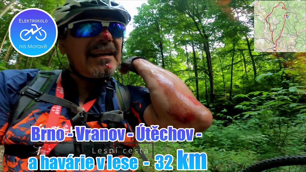 Elektrokolo, trasa Vranov Útěchov a havárie...