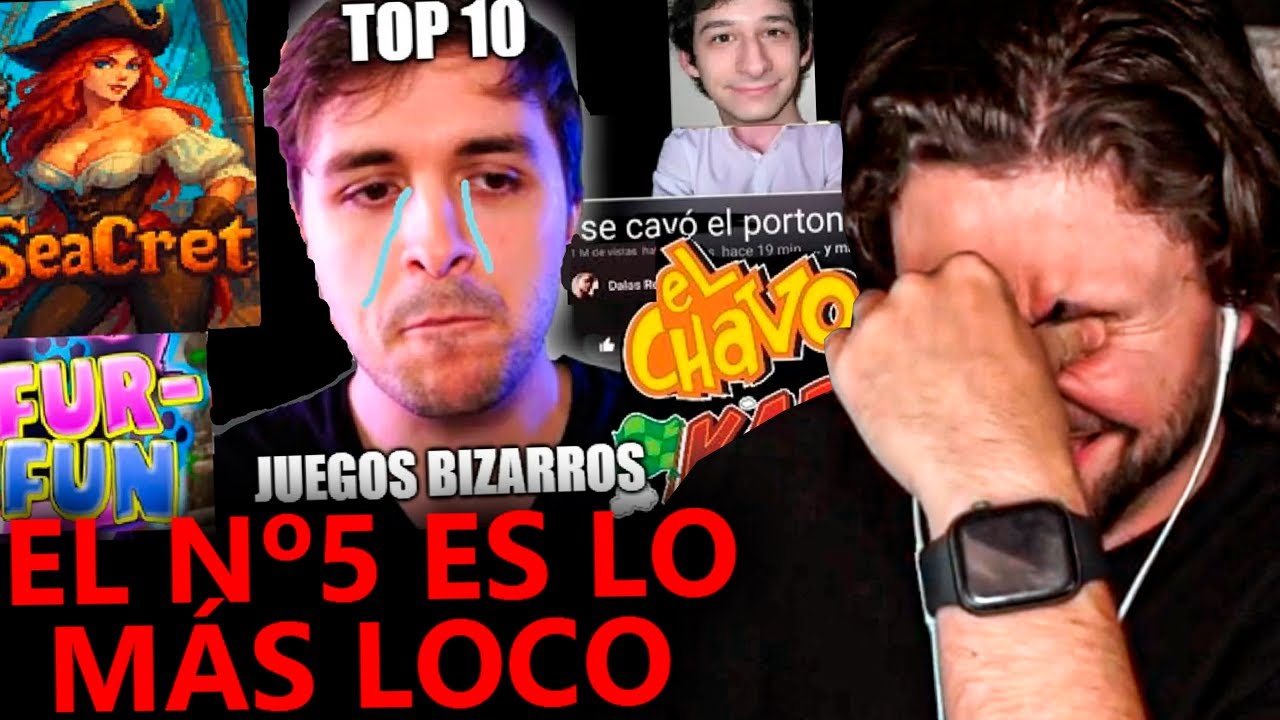 TOP 10 JUEGOS MÁS BIZARROS de NEGROGAYMER... 🤣ESTÁ en SU PRIME xd