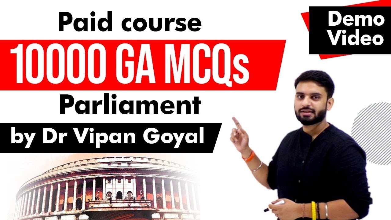 Demo Video || 10000 GA MCQs Course on Study IQ App || By Dr Vipan Goyal