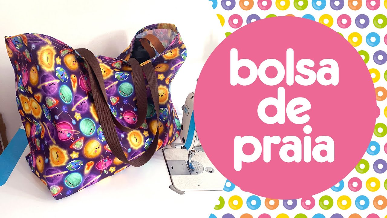 Bolsa de praia - sem forro e com acabamento perfeito!