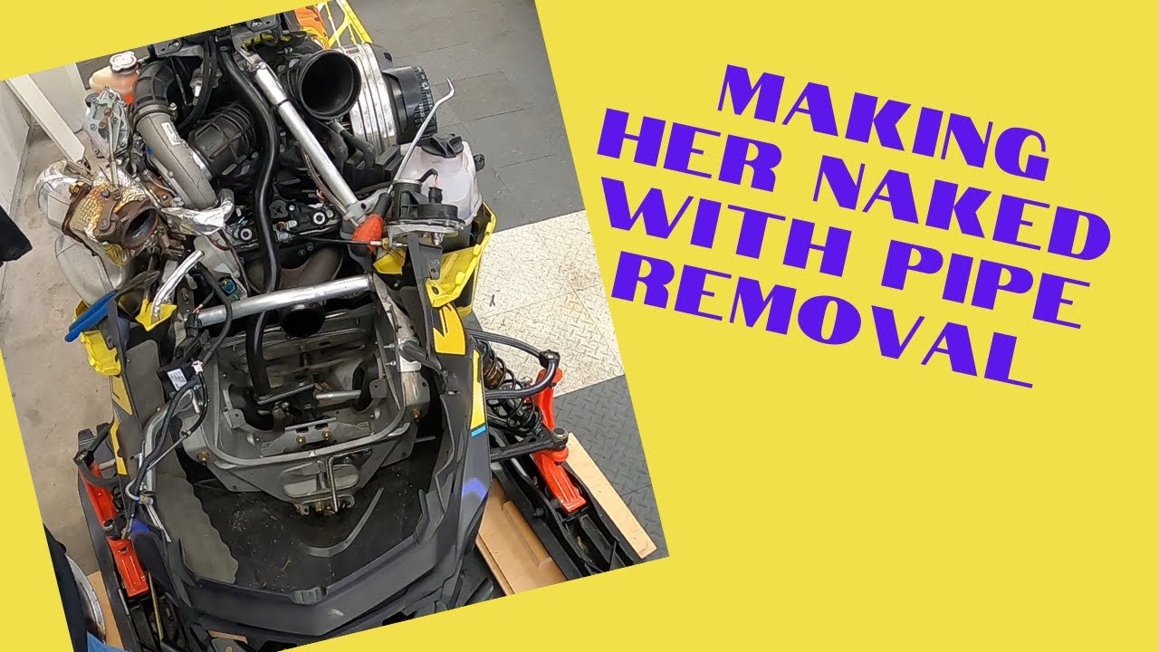 Exhaust Pipe Removal SkiDoo Boosty and NA Gen 4
