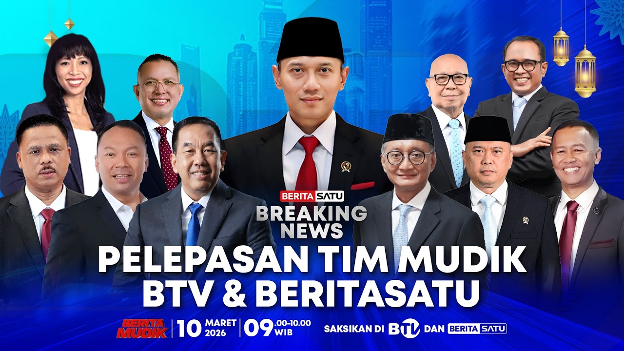 🔴 Breaking News | Pelepasan Tim Liputan Mudik BTV dan Beritasatu