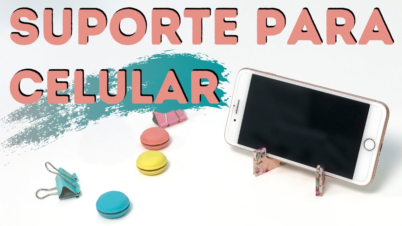 Suporte Para Celular de Mesa | Cartonagem Passo a Passo - Heloisa Gimenes - Sem Igual Artesanato