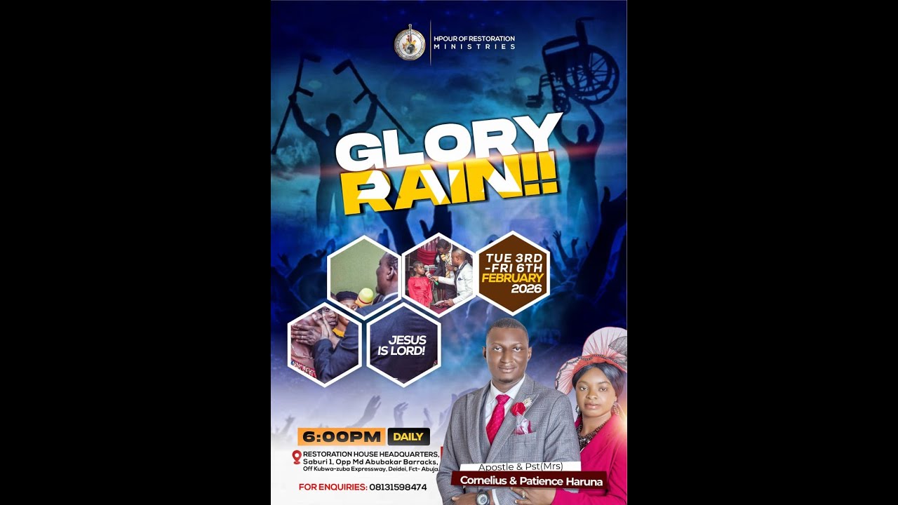 SUNDAY SERVICE || 35 DAYS OF GLORY FASTING & PRAYER  || DAY 35