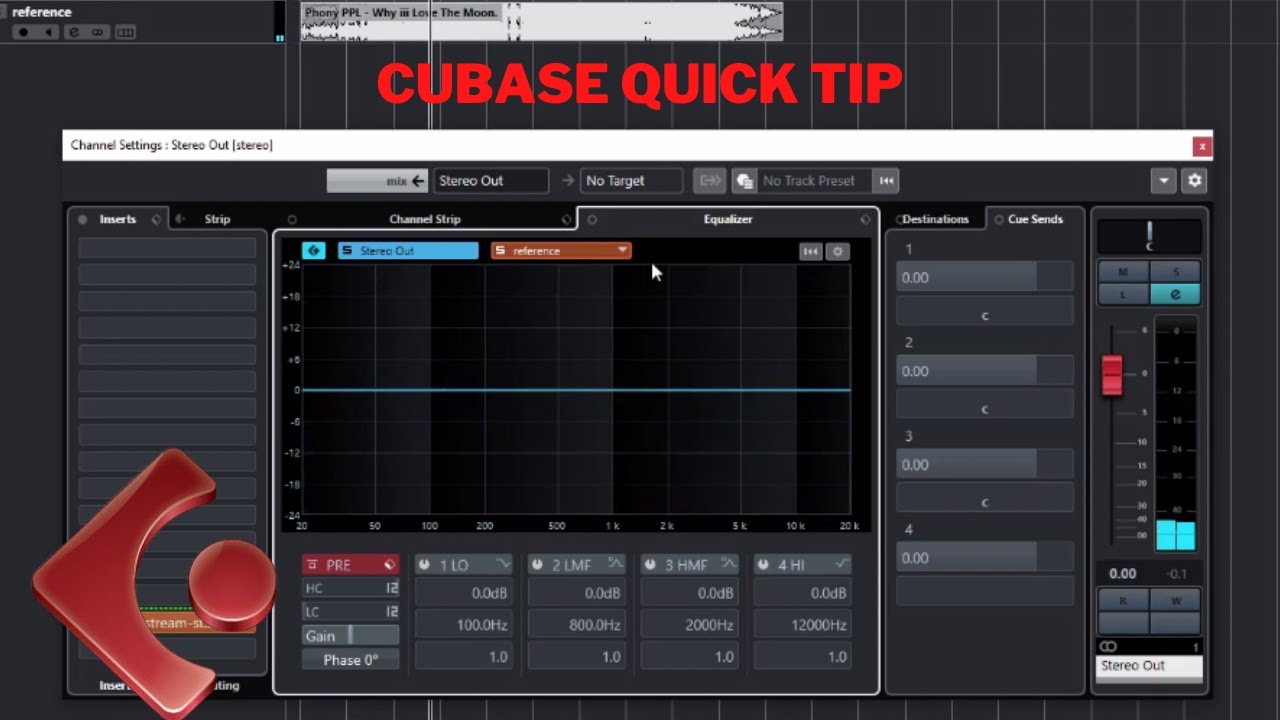 Cubase Quick Tip | Reference Track | EQ Match | #Cubase