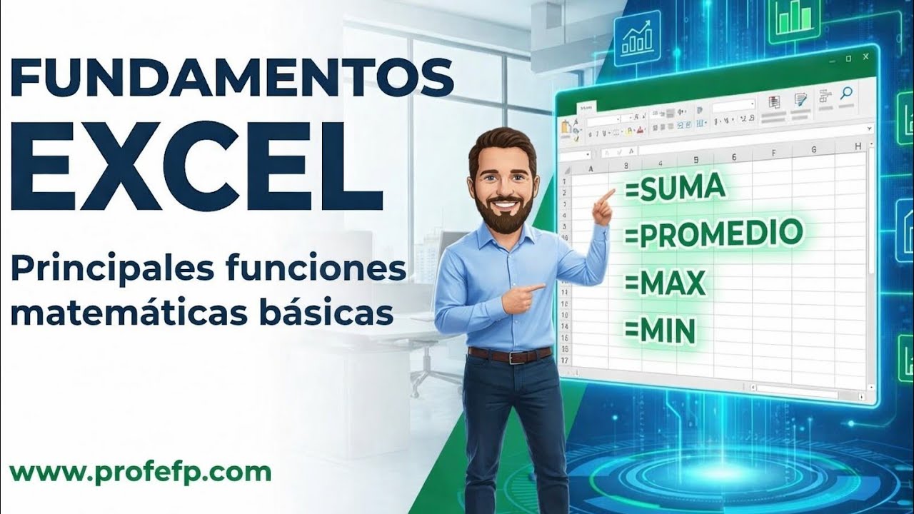 FUNDAMENTOS EXCEL (NIVEL BÁSICO) - Principales funciones matemáticas básicas