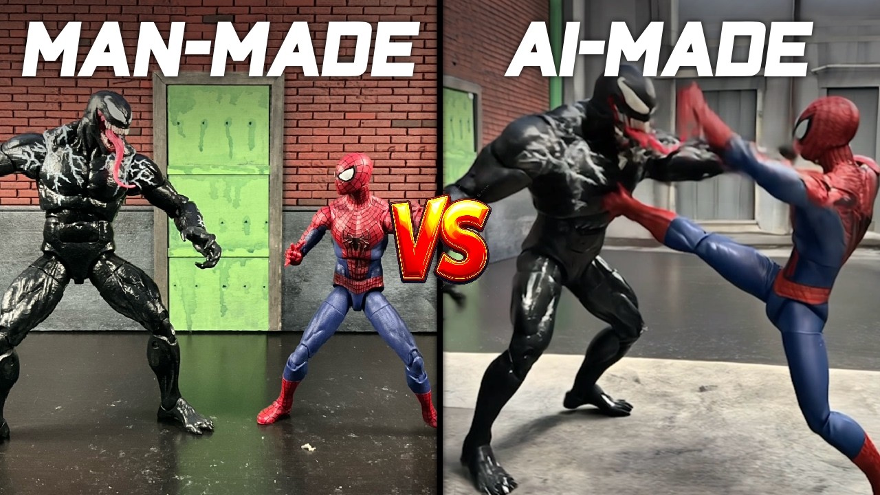 Can AI Beat a REAL Stop Motion Animator?