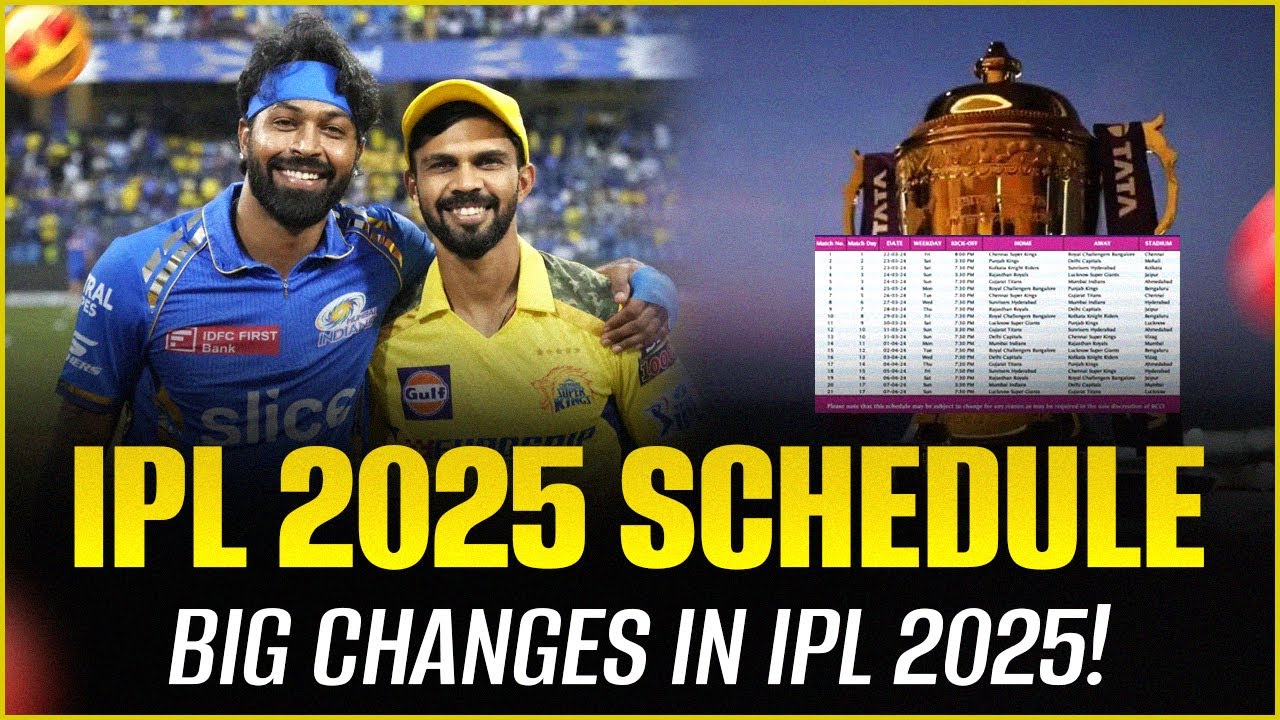 IPL 2025 Fixtures ! || KKR vs RCB Opener at Eden Gardens 🔥|| #criczip