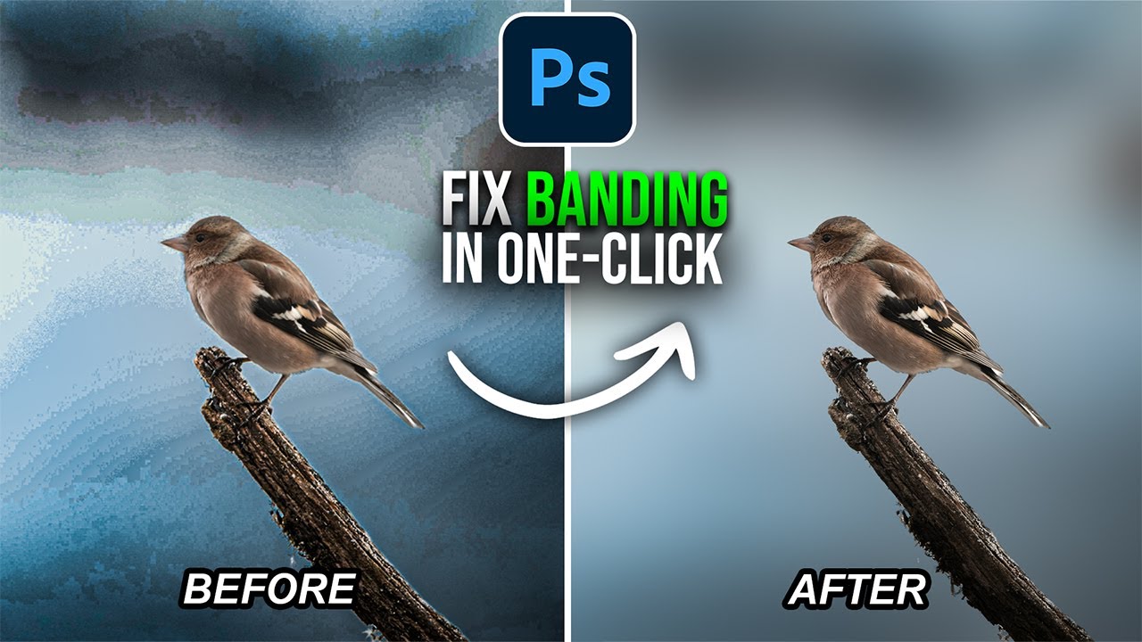 Fix Harsh Sky Banding in Photoshop Using One Simple Filter