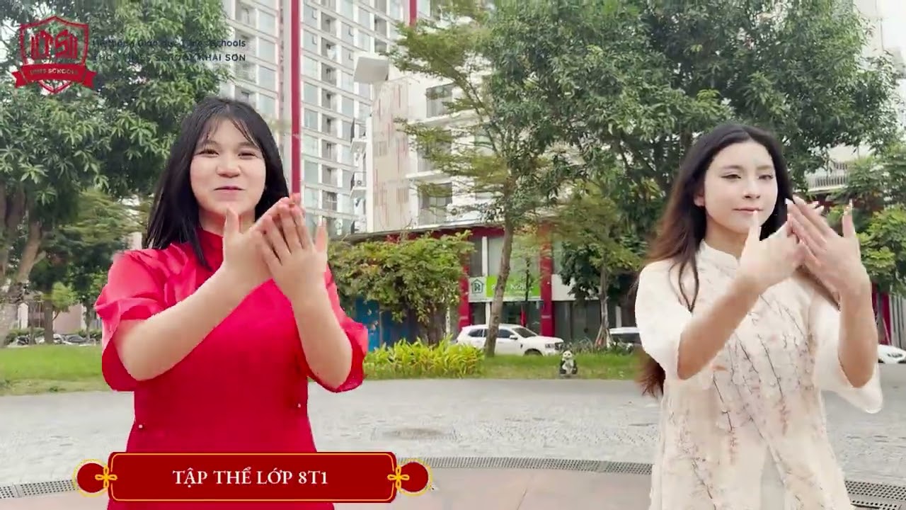 🌷 MÃ 06 | LỚP 8T1 – “MỘT NĂM MỚI BÌNH AN, NHƯ HOA MÙA XUÂN…” 🌷🎊 VŨ ĐIỆU MÙA XUÂN 2026