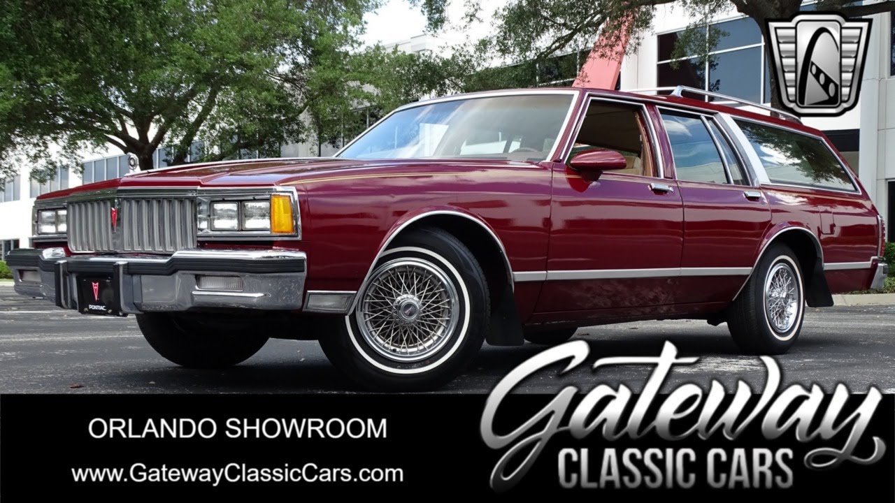 1988 Pontiac Safari Wagon For Sale Gateway Classic Cars of Orlando #2152
