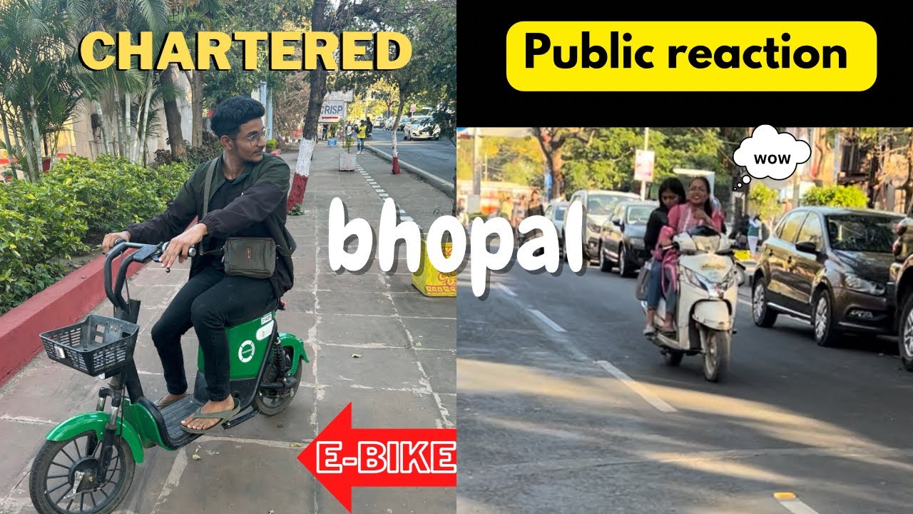 Chartered electric bike || chartered e-bike bhopal 🚴&zwj;♂️