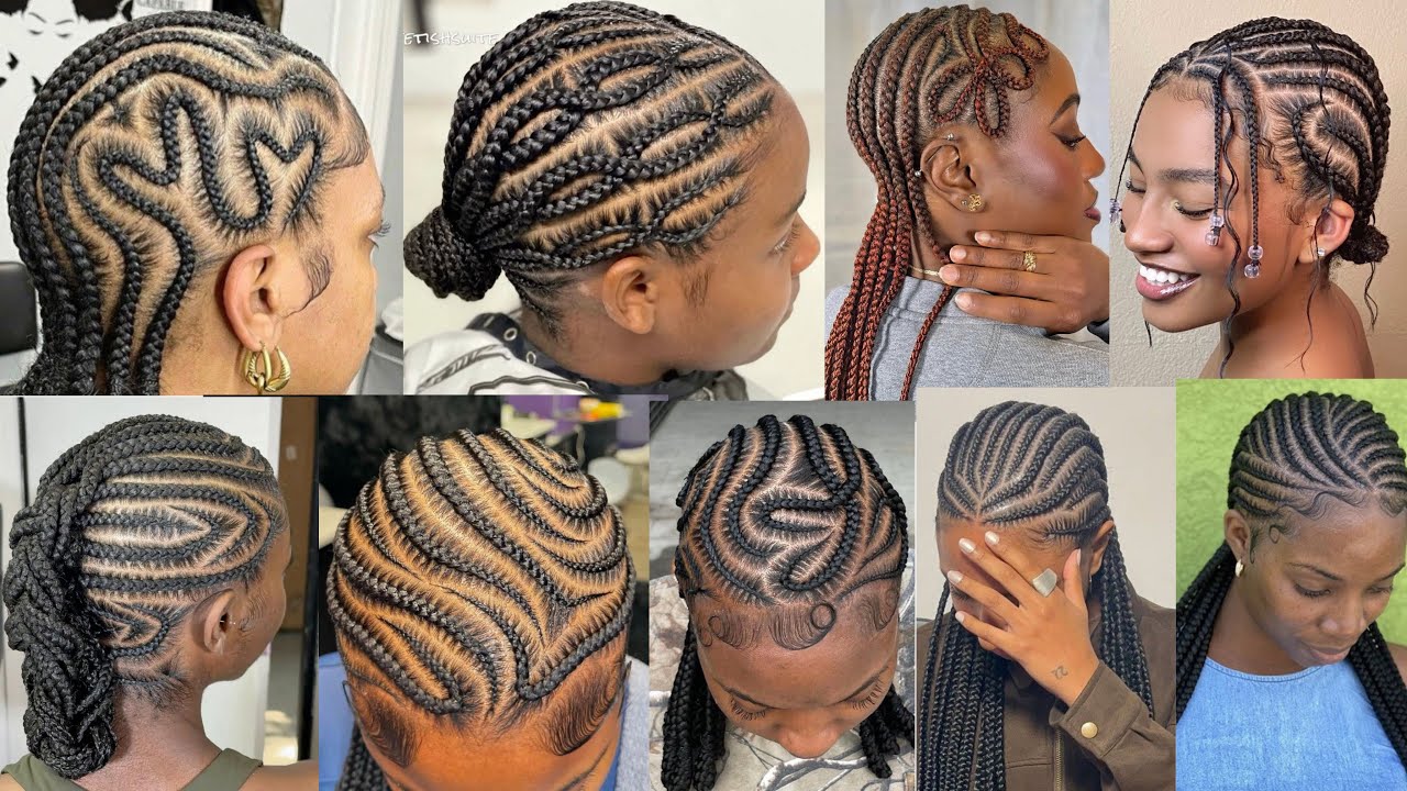 Braids Hairstyles: Stunning & Classy Cornrow Braids Hairstyles for  Women/Elegant Braiding Hairstyle