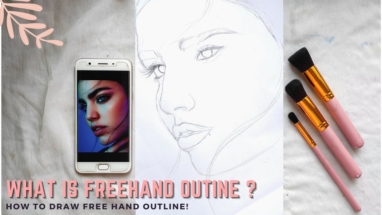 What is free hand drawing ? ll how to draw free hand outline (with demo)🎨