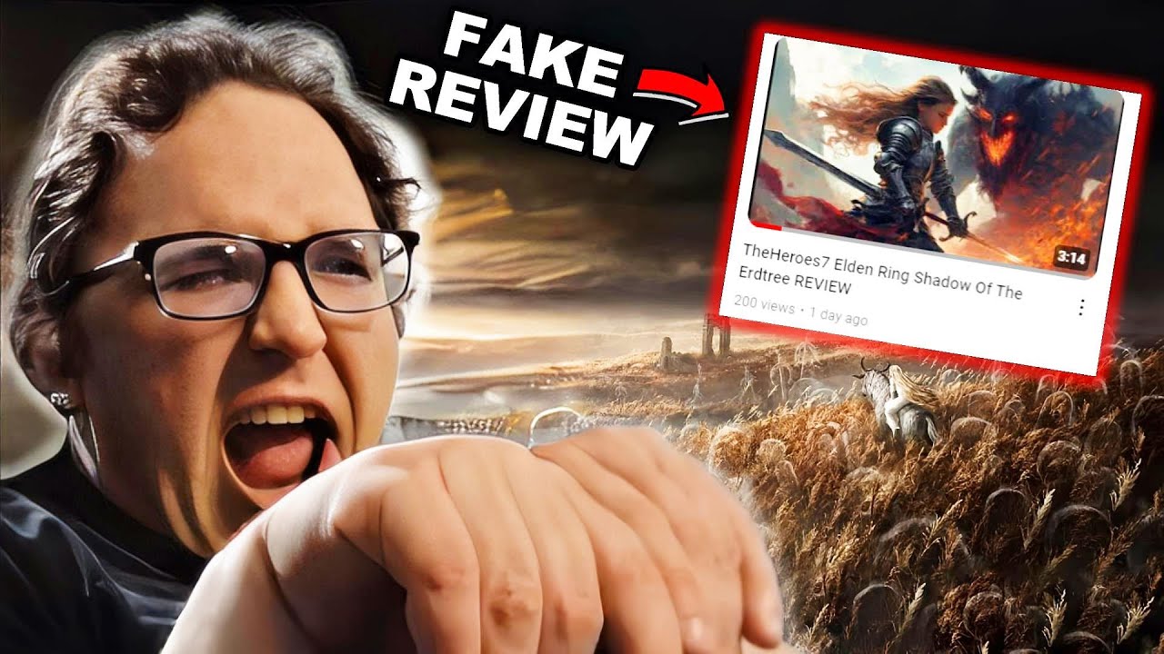 ELDEN RING DLC HATER DROPS FAKE REVIEW TO COPE