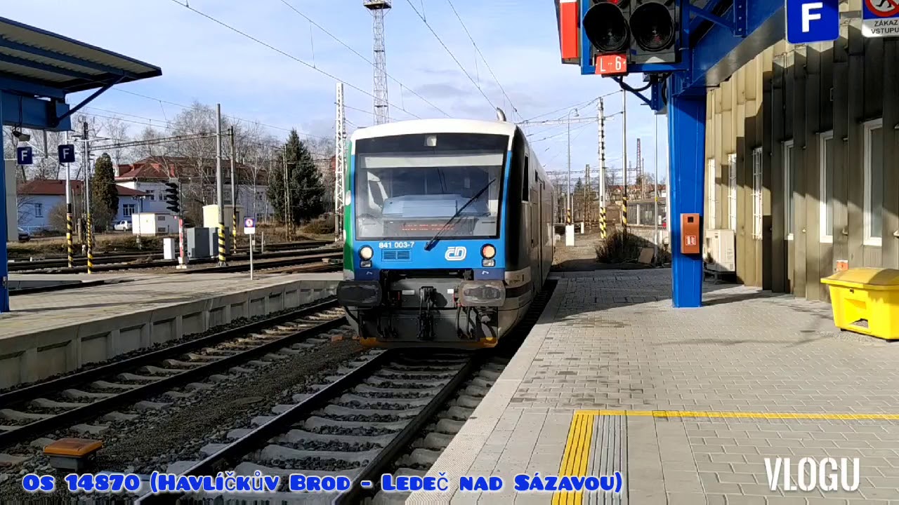 Vlaky Havlíčkův Brod 2.2.2020
