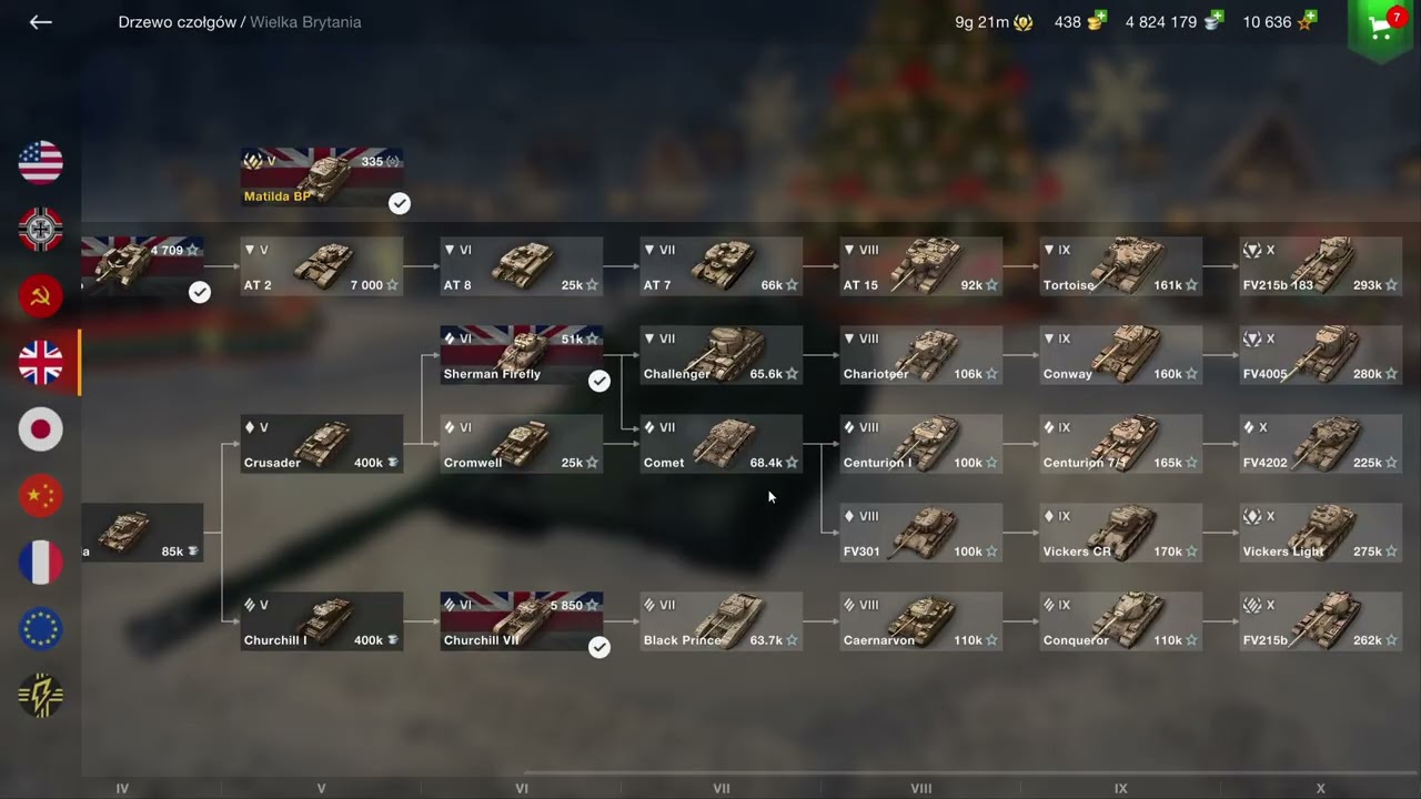 wot blitz oceniamy linię angielskom