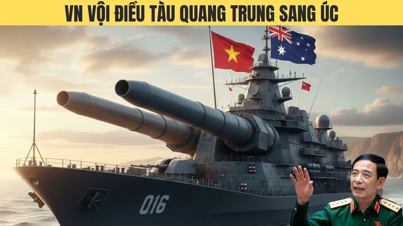Đẳng cấp! Australia mời VN cử tàu chiến diễu binh hải quân Hoàng Gia