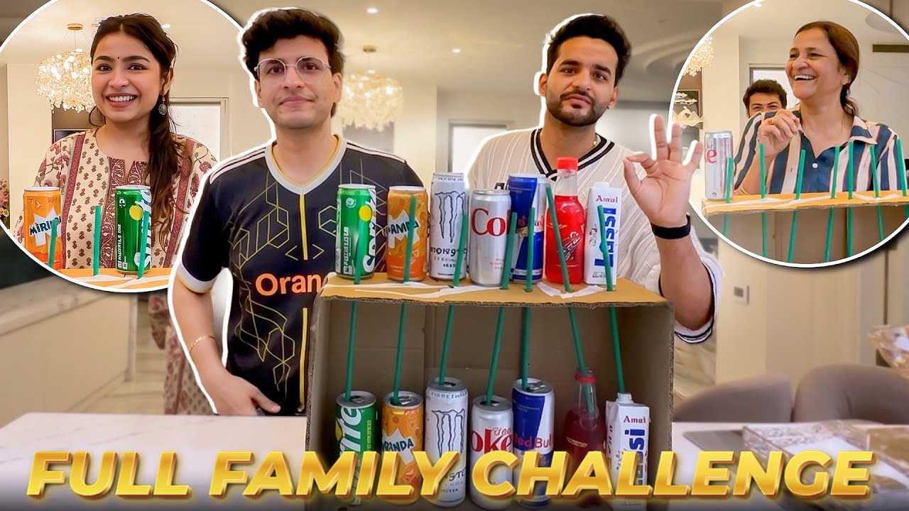 Puri Family ne kia guess the drink challenge 