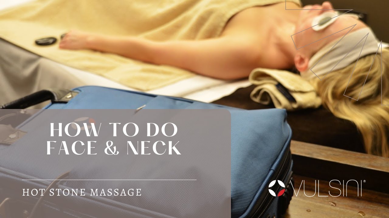 How to do Face & Neck -  Hot & Cold Stone Training in short clips