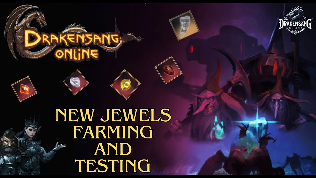 Drakensang Online - New Jewels Farming and Testing, Glacial Fang Jewel, Drakensang, Dso, mmorpg