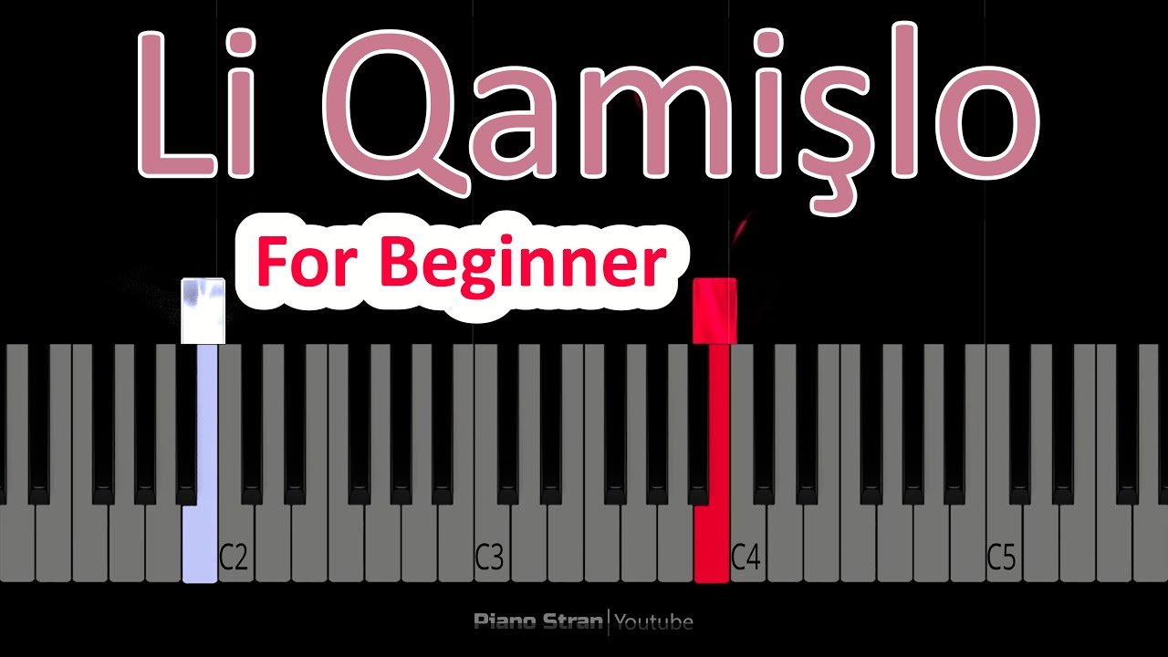 Li Qamişlo | Easy Piano Serie For Beginner | Simple Kurdish Melodies