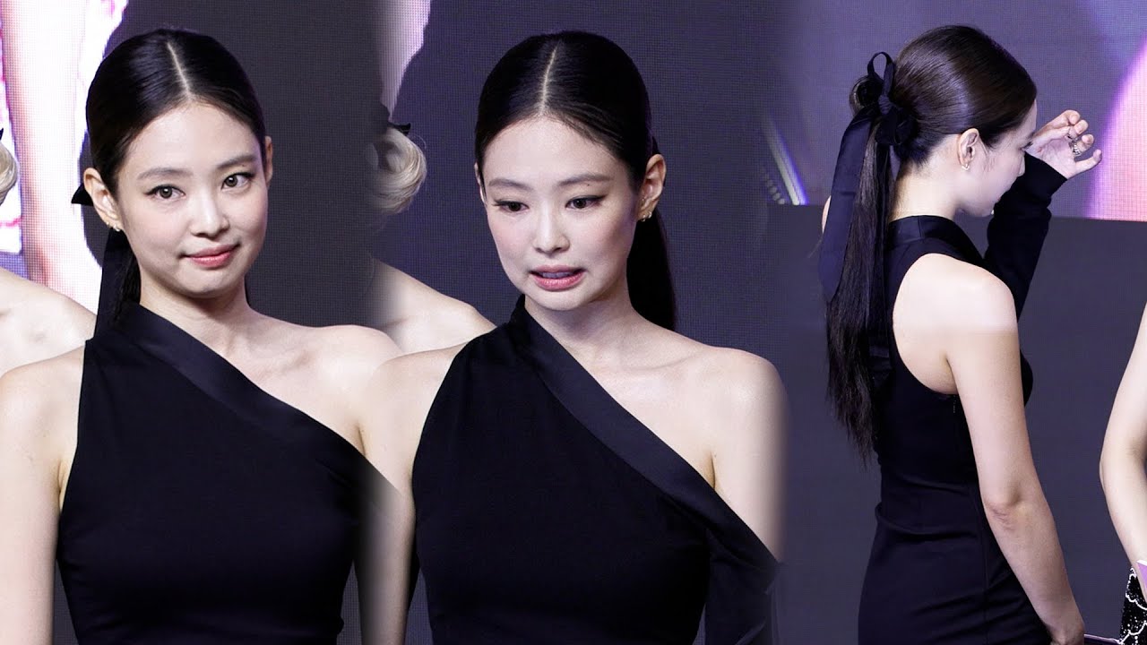 BLACKPINK “JENNIE” 눈물 글썽이는 제니 (블랙핑크) don't cry jennie | BORN PINK IN CINEMAS’ PINK CARPET 240809