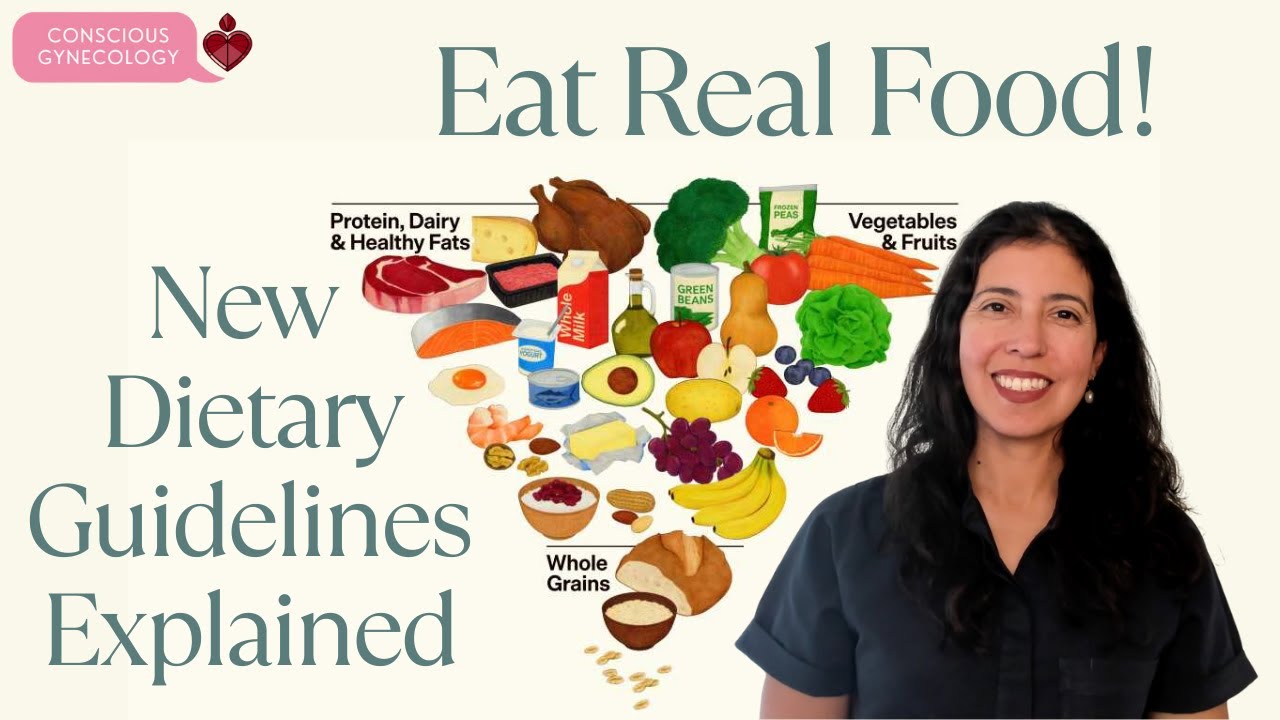 Eat Real Food! New Dietary Guidelines explained, and what this means for your gut health!