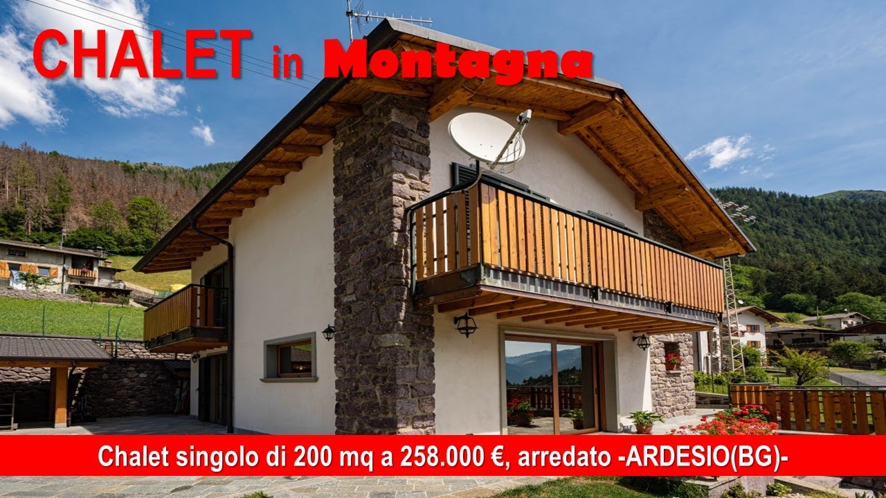 Chalet/Villetta singola a Valcanale di Ardesio a 258.000  euro