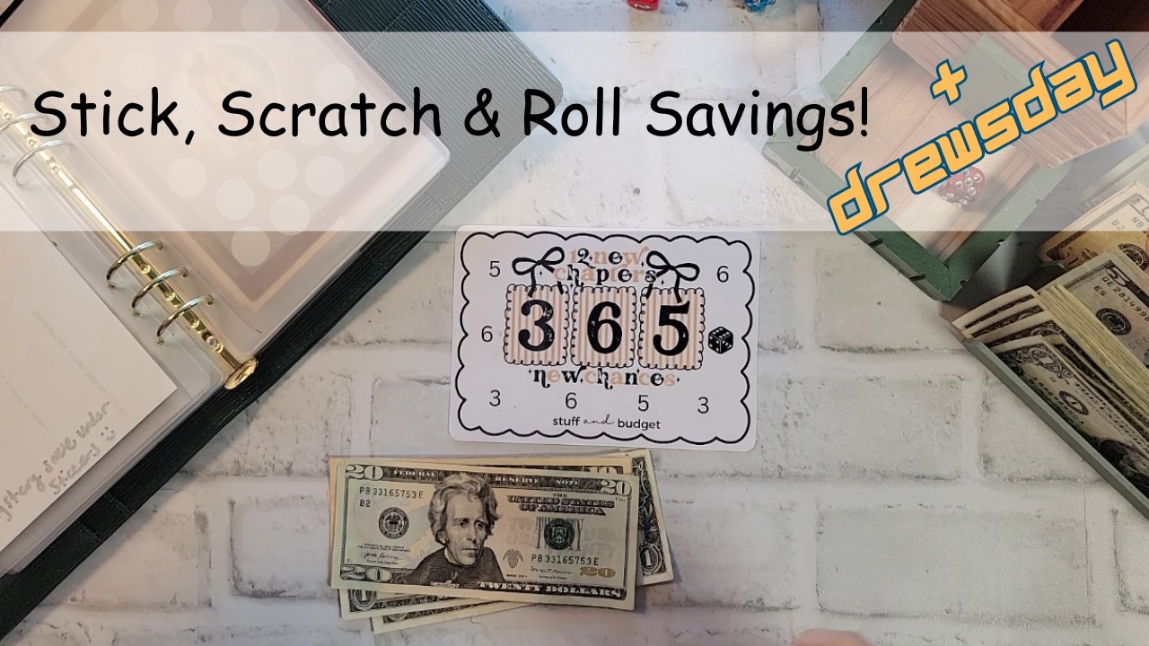 Stick, Scratch & Roll |  Saving for my Expenses #money #cashstuffing