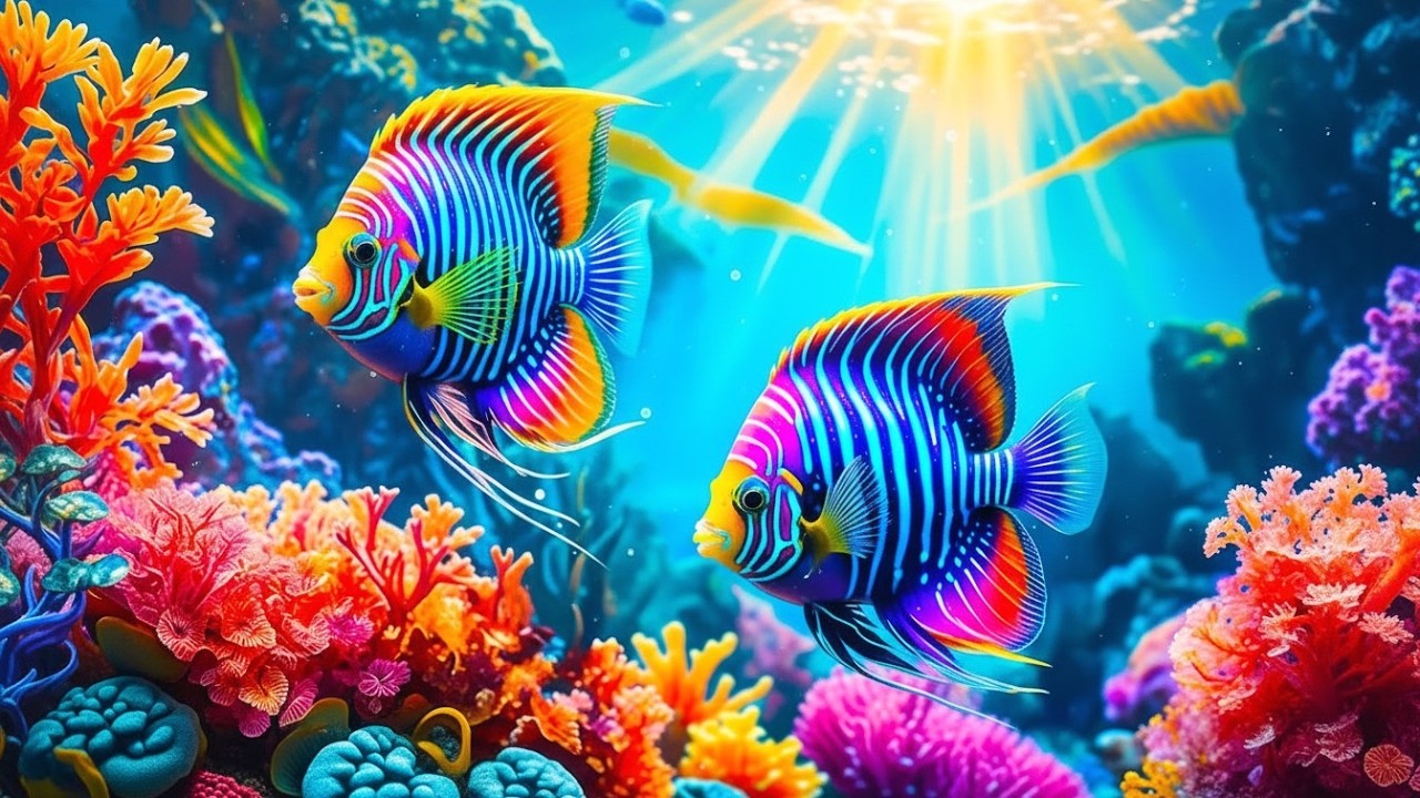 The Ultimate 4K Aquarium Experience 🌊| Mesmerizing Jellyfish, Colorful Corals & Rare Ocean Creatures