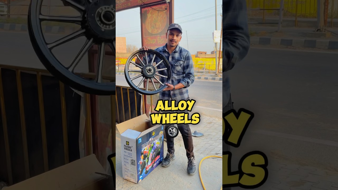Bullet K Naye Alloywheels😲|#shortsfeed #ytshorts #shorts #bullet #modification