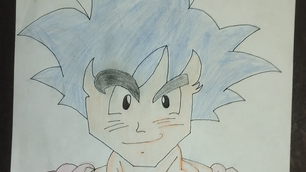Wait for the end... Goku Drawing! ✍️✨ #anime #dragonball#DRAWWITHADITYAS